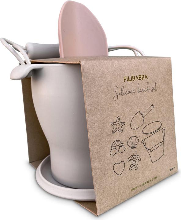 Image du produit Filibabba Set de plage en silicone - Rose