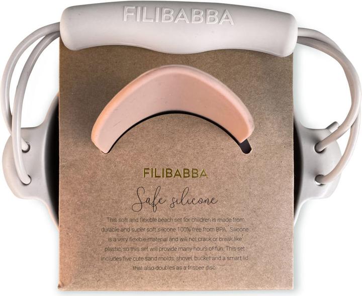 Image du produit Filibabba Set de plage en silicone - Rose