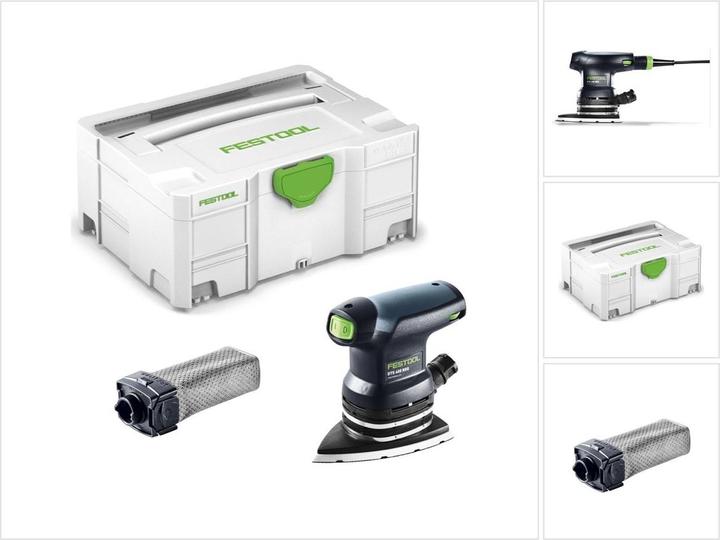Actual product image Festool DTS 400 REQ-Plus Ponceuse Delta, Course de ponçage 2mm, 250W + Coffret Systainer + Sac (250 W)