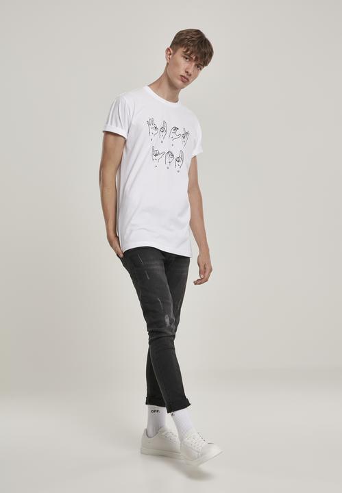 Produktbild Mister Tee FU Sign Language Tee (M)