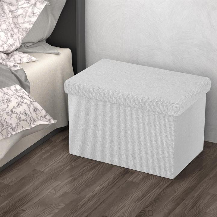 Actual product image Intirilife Bench 49x30x30 cm SNOW WHITE (30.49 cm)