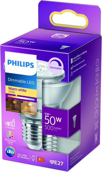 Actual product image Philips LED Classic (E27, 13 W, 500 lm, 1 x, F)