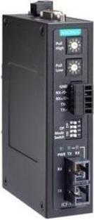 Actual product image Moxa ICF-1150-S-ST - Industrial RS-232422485 to single-mode fiber converter, ST connector, 0 to 60C o