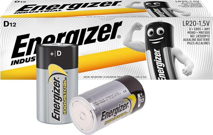 Image du produit Energizer Industriel D 1,5V (12 pcs, D, 20500 mAh)
