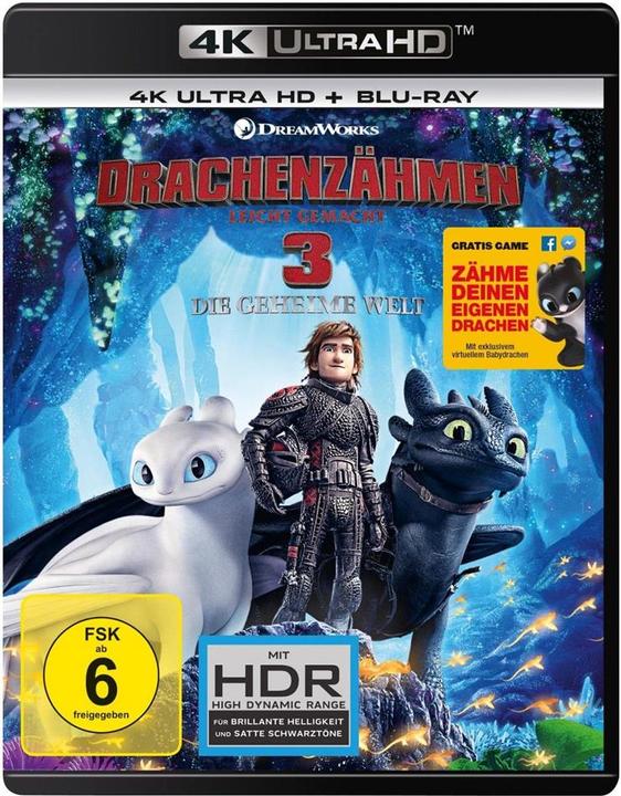 Immagine prodotto Domare un drago è facile 3: Il mondo segreto - 4K Blu Ray (Blu-ray)