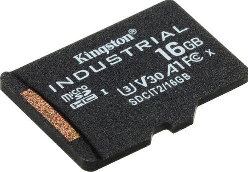 Actual product image Kingston microSDHC Industrial (16 GB, microSDHC, U3, UHS-I)