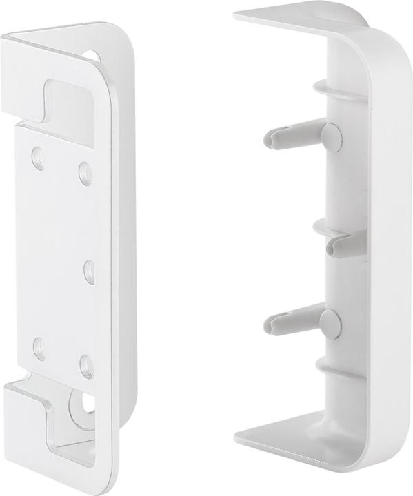 Produktbild InLine Slatwall Befestigungswinkel für Wandhalterung Panel - weiss - 2er-Set