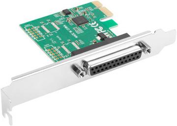 Actual product image Lanberg PCE-LPT-001 Interface Card/Adapter Built-in Serial (PCIe)