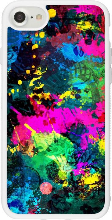 Actual product image PhoneLook Cover silicone white splash paint (Apple iPhone 7)