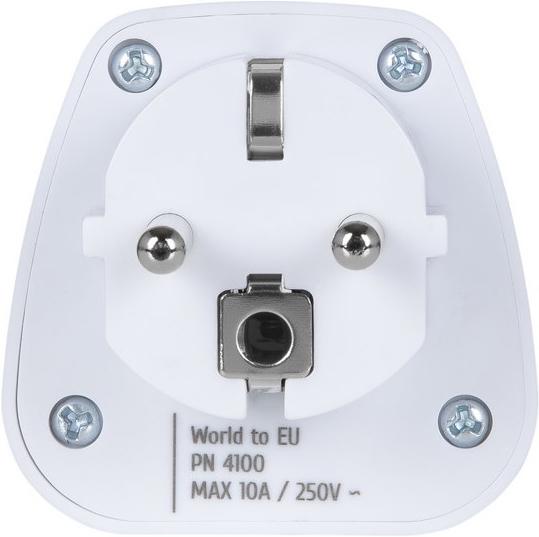 Produktbild Rivacase PS4100 W00 Netzstecker-Adapter Typ C (Euro-Stecker) Typ G (VK)