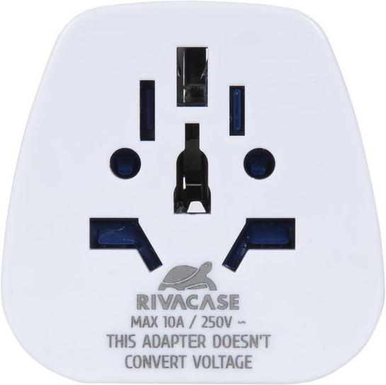 Produktbild Rivacase PS4100 W00 Netzstecker-Adapter Typ C (Euro-Stecker) Typ G (VK)