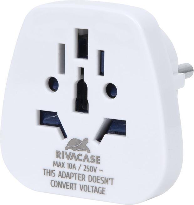 Produktbild Rivacase PS4100 W00 Netzstecker-Adapter Typ C (Euro-Stecker) Typ G (VK)
