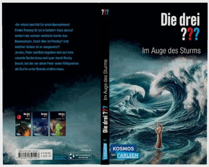 Produktbild Die drei DREI FRAGEZEICHEN (197) Im Auge des Sturms (Deutsch, Kari Erlhoff, 2023)