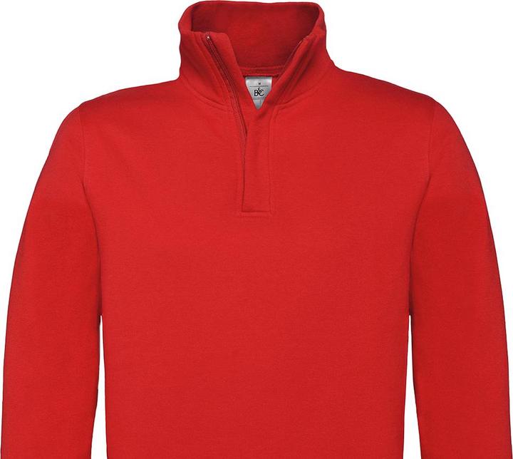 Image du produit B&C Mens ID.004 Cotton Quarter Zip Sweatshirt (M)