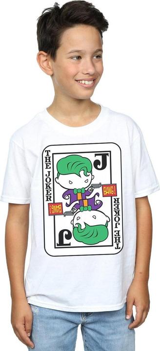 Actual product image Boys Chibi Joker Playing Card T-Shirt (128)