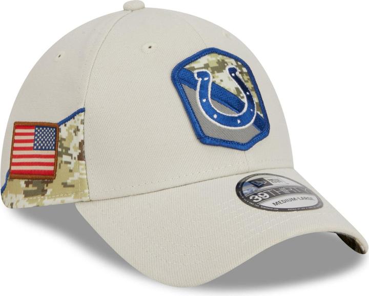 Actual product image New Era 39Thirty Cap Salute to Service Indianapolis Colts - (S/M)