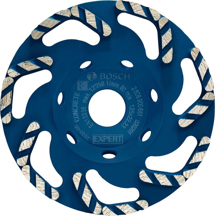Produktbild Bosch Professional Zubehör EXPERT Concrete Diamanttopfscheibe, 125 x 22,23 x 4,5 mm