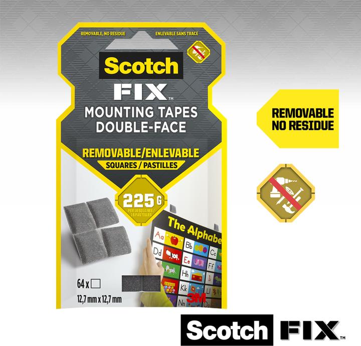 Actual product image Scotch Scotch-Fix Removable Mounting Squares (0.23 kg)