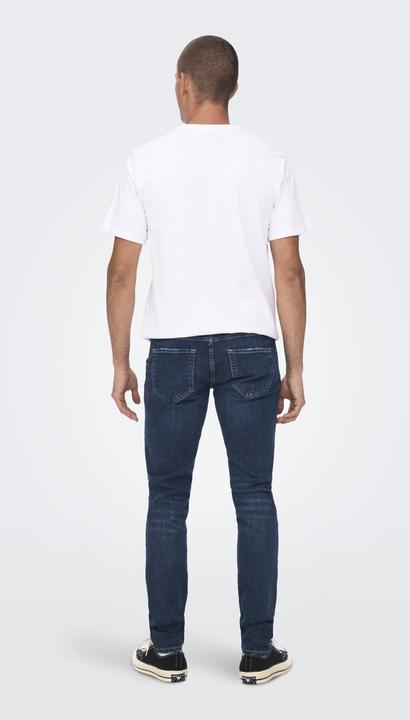 Actual product image Only & Sons ONSLOOM DARK BLUE Slim Fit Jeans (W31/L34)