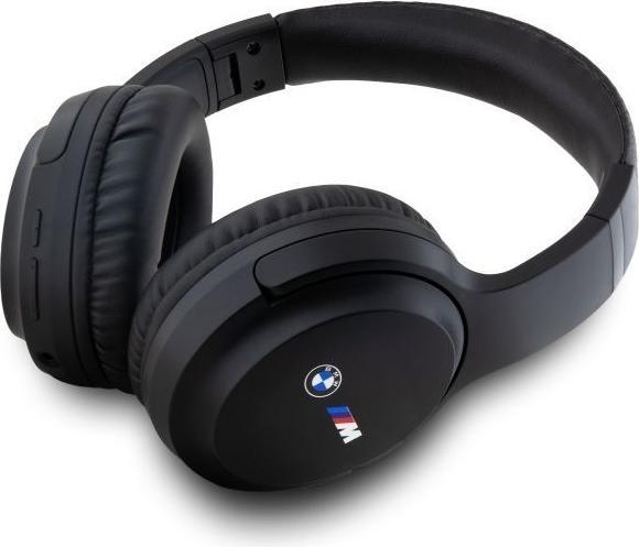 Actual product image BMW Bluetooth ENC Headphones BMBHMIAV27MBCTK Black/Black Printed Logos (Cable)