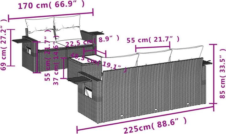 Actual product image VidaXL Hecklingen