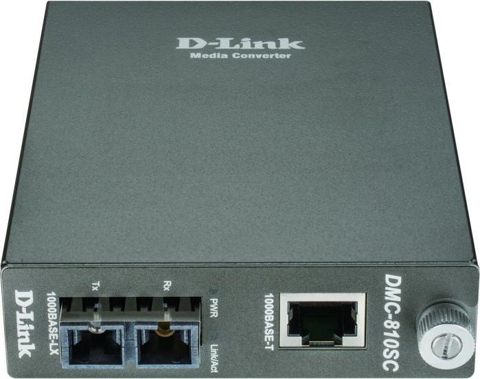 Actual product image D-Link DMC-810SC, 1000BaseT to 1000BaseLX SC-Duplex SM (Media converter)