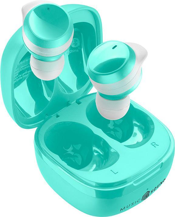 Actual product image Cellularline Music Sound Flow Wireless In-ear Headset Music and Bluetooth Calls Green (No noise cancelling, 25 h, Wireless)
