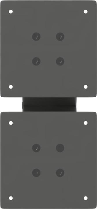Produktbild VidaXL Couchtischbeine X-Form 2 Stk. Anthrazit 30x(30-31) cm Stahl Tischbein