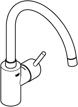 Produktbild Grohe 32661DC3 Badarmatur