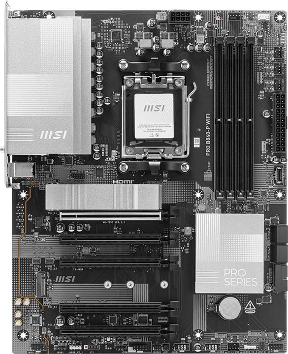 Productafbeelding MSI PRO B840-P WIFI (AM5, AMD B840, ATX)