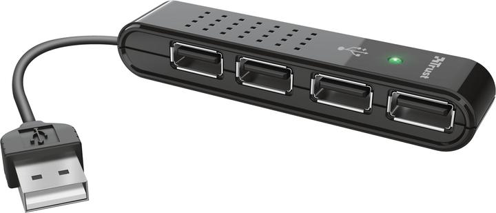 Produktbild Trust Mini USB 2.0 Hub (USB-A, 4 Ports)