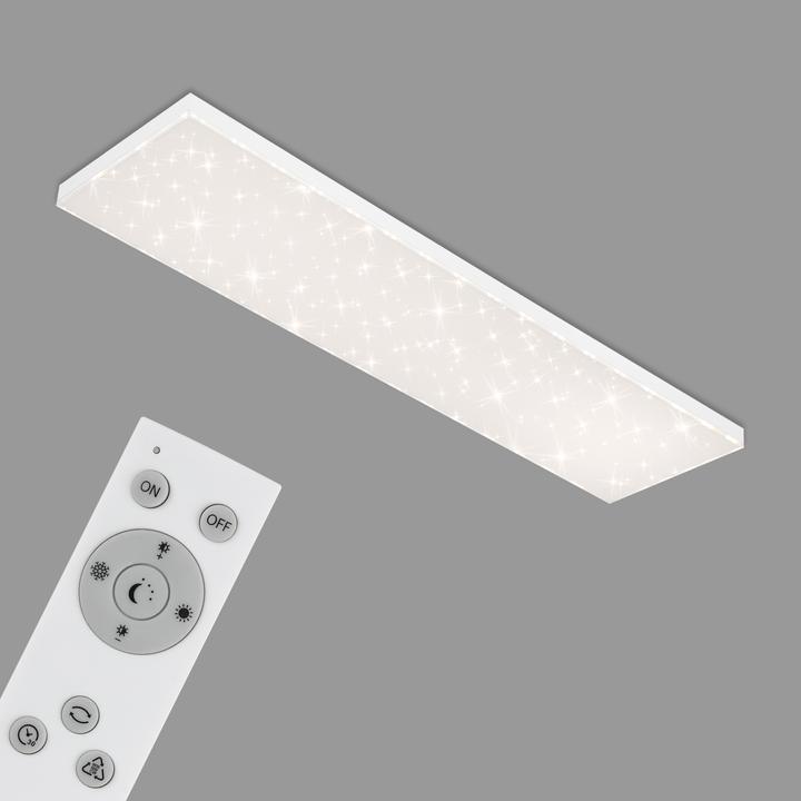 Immagine prodotto Briloner Pannello CCT LED senza cornice, con effetto luminoso stellato, bianco, 1xLED/38W (3800 lm)