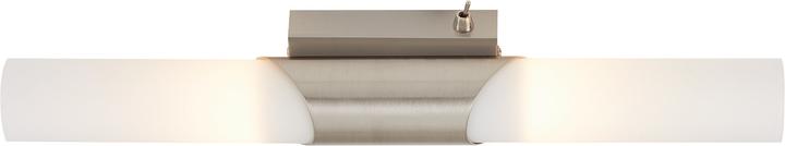 Actual product image Briloner Bathroom wall lamp, matt nickel, 2xE14/40W (E14)