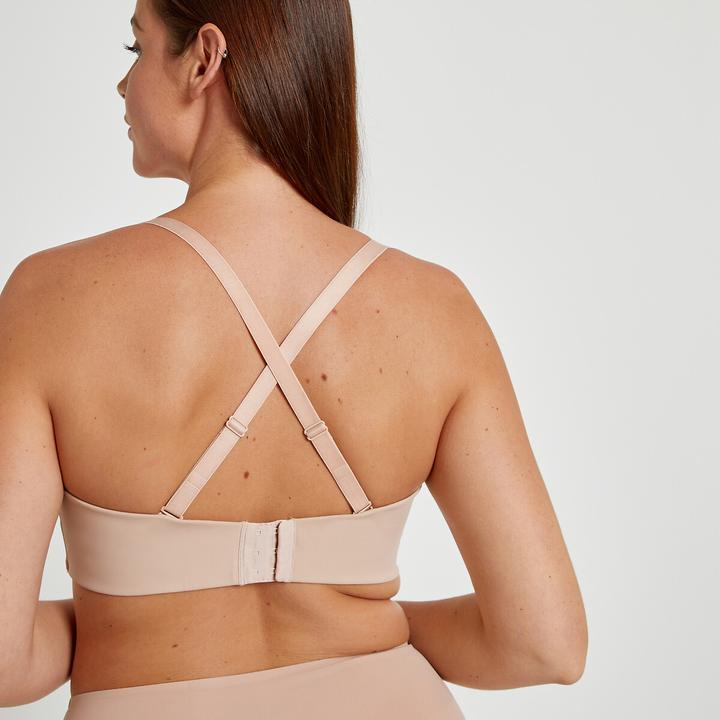 Image du produit La Redoute Collections Soutien-gorge bandeau en microfibre (100 E)