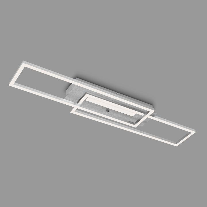 Produktbild Briloner LED Deckenleuchte, alu gebürstet, LED/40W (4400 lm)