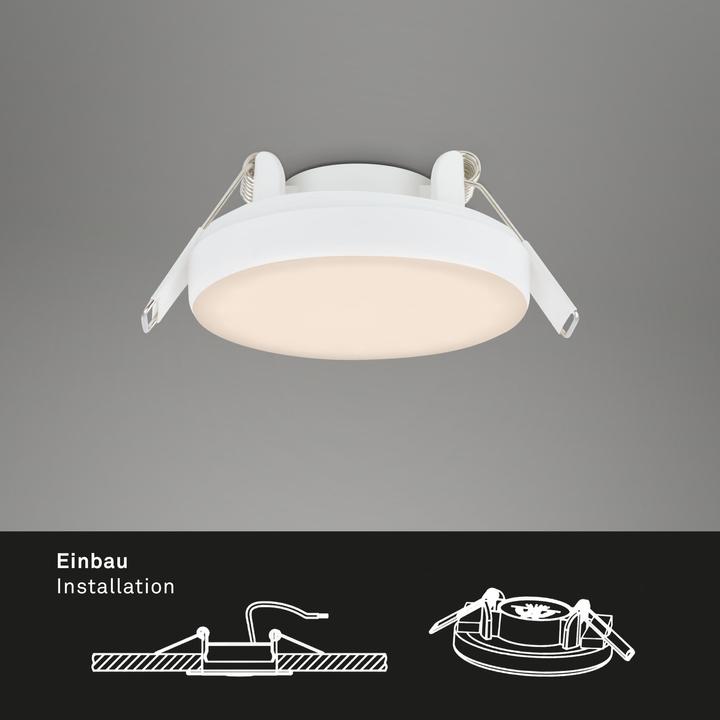 Produktbild Briloner Rahmenlose LED-Einbauleuchten, 3er-Set, weiss, 3xLED-Platine/3W (350 lm)