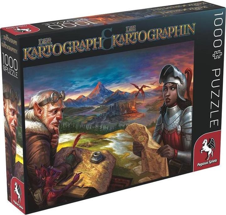 Pegasus 76009G - Puzzle motif cartographer, 1000 piece puzzle (German edition) (1000 pieces)