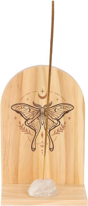 Something Different Natural Luna Moth In Legno Mensola Porta Incenso
