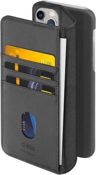 Image du produit SBS Étui à rabat en cuir véritable pour iPhone 13 Pro (Apple iPhone 13 Pro)