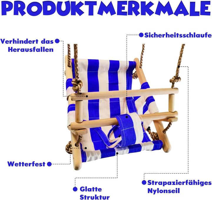 Produktbild Gartenpirat Baby Schaukelsitz