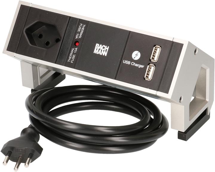 Produktbild Bachmann Desk 2 (3 x, Typ 13, USB-A, 1.50 m)