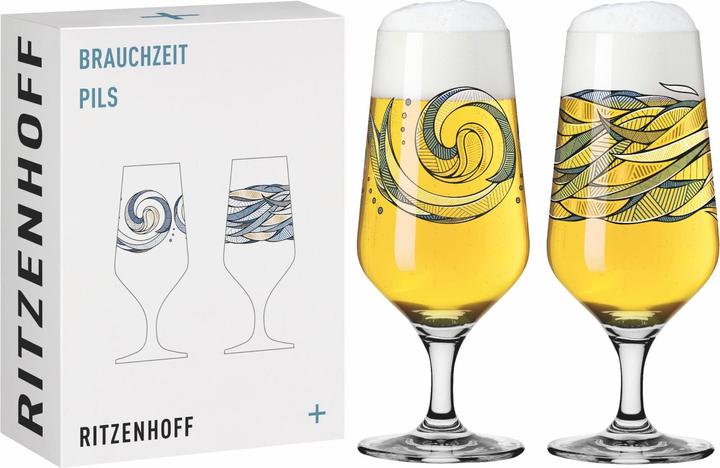Ritzenhoff 2ER-Set Pils-Glas Brauchzeit (0.37 l, 2 x)