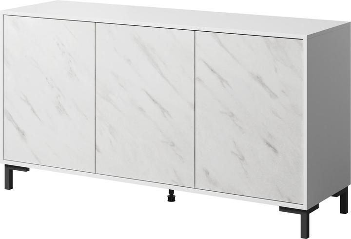 Produktbild Cama MARMO 3D Kommode 150x45x80 5 cm weiss matt/marmorweiss (150 x 45 x 80 cm)