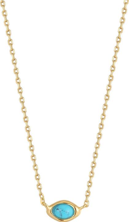 Ania Haie N044-02G Making Waves Damen Halskette, verstellbar (Sterling Silber 925)