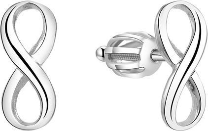 Beneto Silver earrings infinity AGUP1424S (L)
