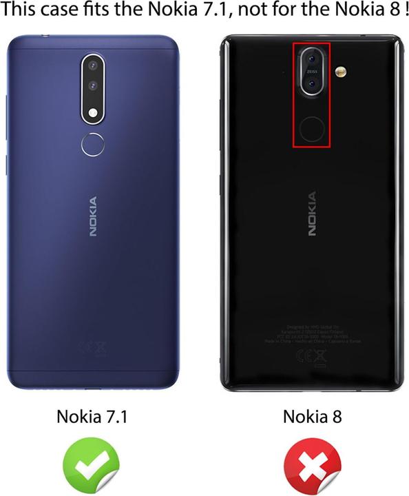 Immagine prodotto Nalia Custodia sottile (Nokia 7.1)