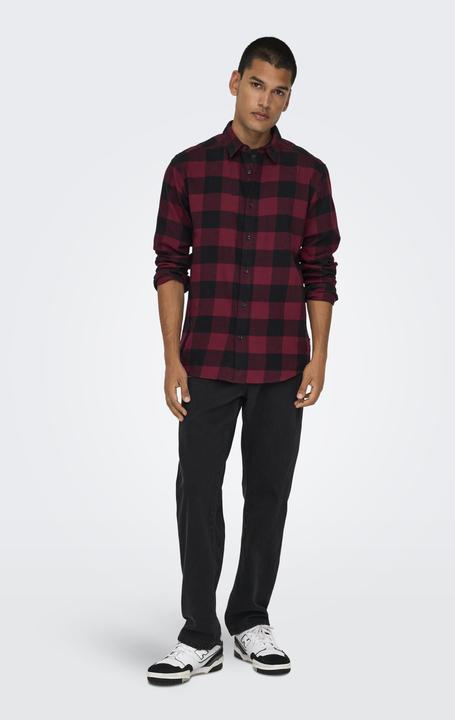 Actual product image Only & Sons Kariertes Langarmhemd (XS)