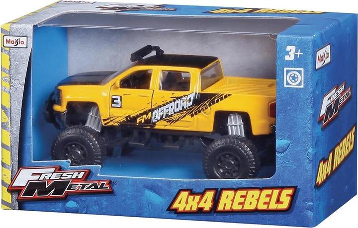 Produktbild Burago 4X4 REBELS FRESH METAL 1/32 - Zufälliges Modell