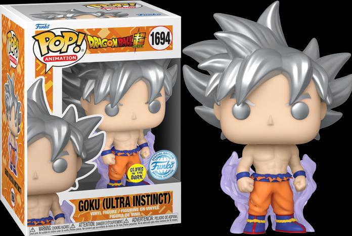 Produktbild Funko POP! Dragon Ball Super Goku (Ultra Instinct) Exclusive Phosphorescente