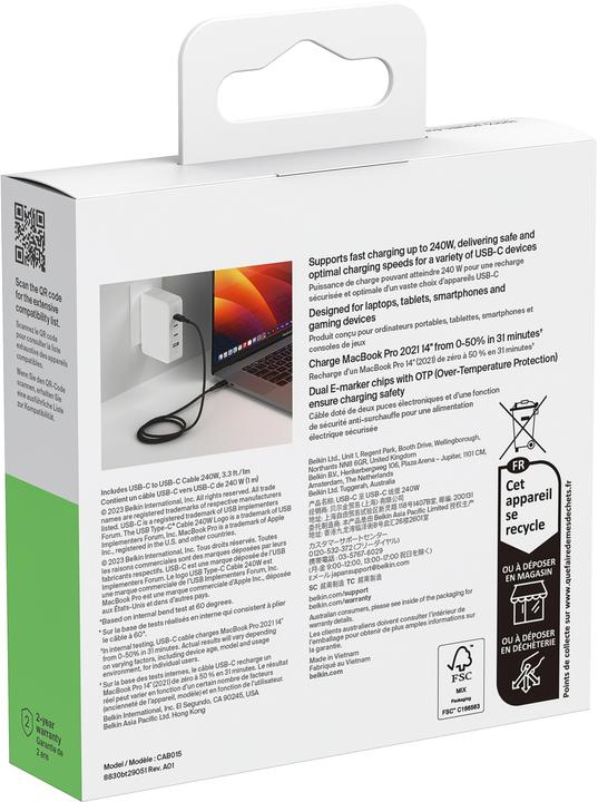 Productafbeelding Belkin CAB015bt1M (1 m, USB 2.0, 48 W)